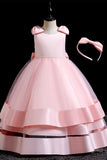 Puffy Kid's Princess Party Jurk met Bowknot