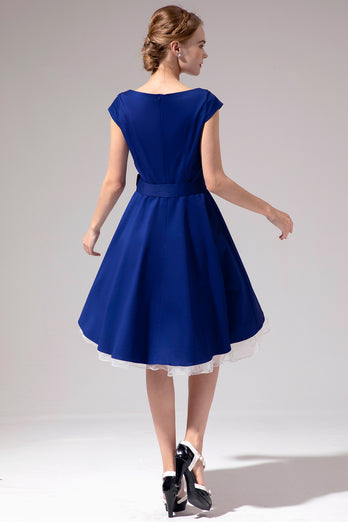 Effen jaren 50 jurk